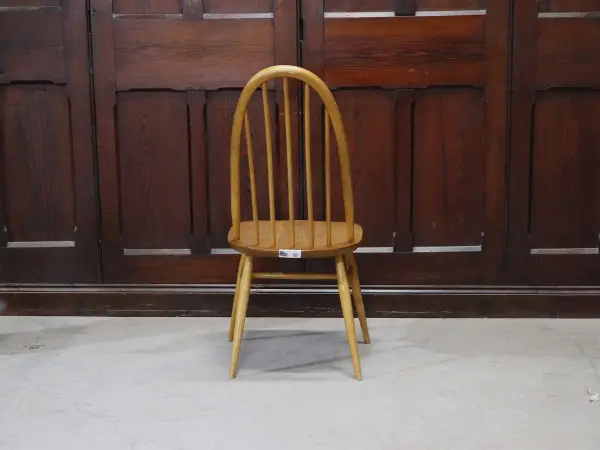 クエーカーチェア｜ブナ・エルム材・1960年代 スポークバック ERCOL（アーコール） 4