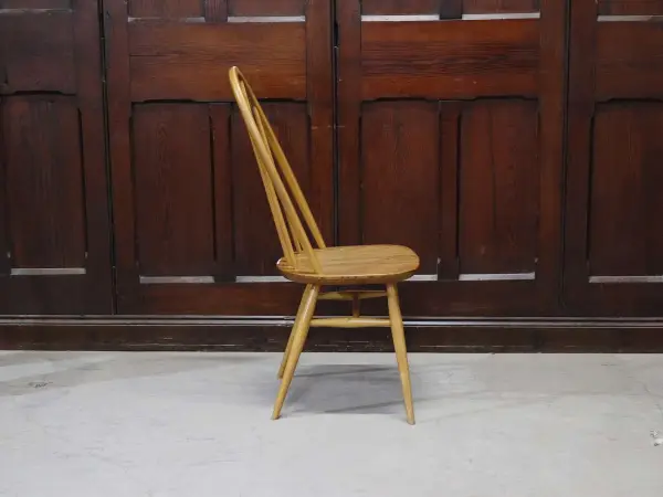クエーカーチェア｜ブナ・エルム材・1960年代 スポークバック ERCOL（アーコール） 5