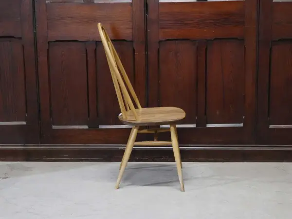 クエーカーチェア｜ブナ・エルム材・1960年代 スポークバック ERCOL（アーコール） 5