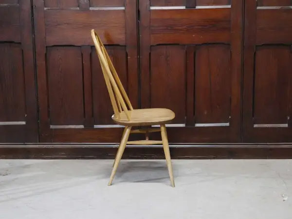 クエーカーチェア｜ブナ・エルム材・1960年代 スポークバック ERCOL（アーコール） 5