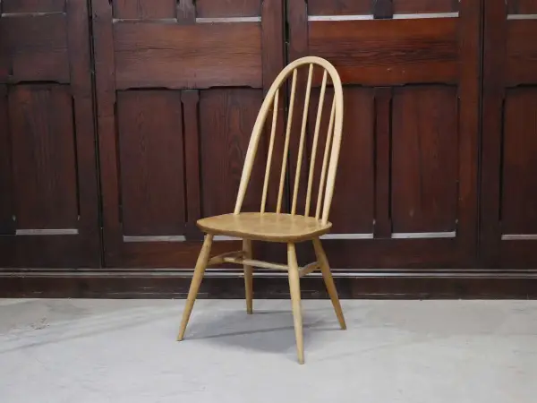 クエーカーチェア｜ブナ・エルム材・1960年代 スポークバック ERCOL（アーコール）
