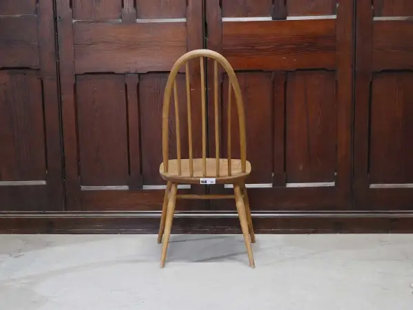 クエーカーチェア｜ブナ・エルム材・1960年代 スポークバック ERCOL（アーコール） 4