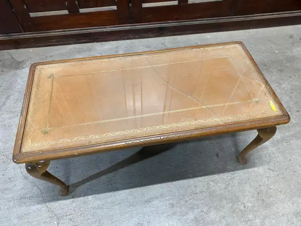 センターテーブル｜マホガニー材・1920年代 細身の猫脚ローテーブル 6