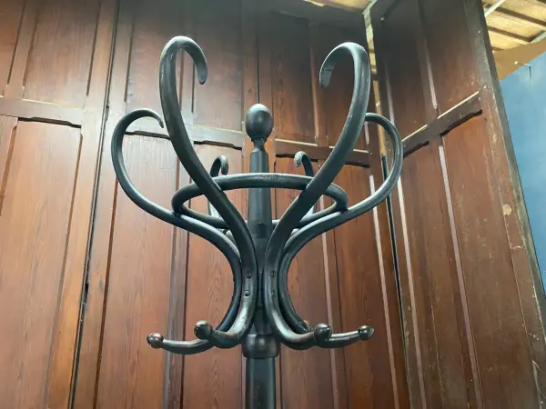 ハットスタンド｜ビーチ材・1930年代 大ぶりな曲木フック 6