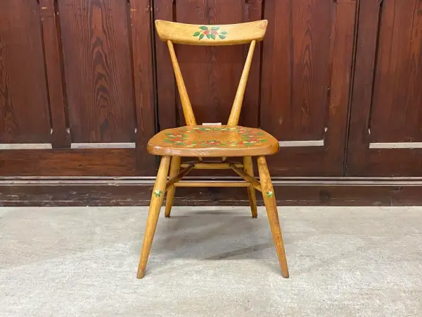 スタッキングチェア｜ブナ・エルム材・1960年代 重ねて収納できる省スペース ERCOL（アーコール） 2