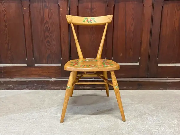 スタッキングチェア｜ブナ・エルム材・1960年代 重ねて収納できる省スペース ERCOL（アーコール） 2
