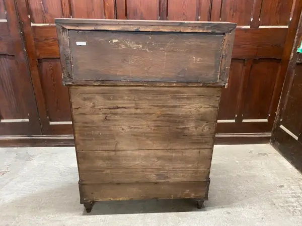 キャビネット｜ウォルナット材・1880年代 真鍮グリル扉のシフォニア 5