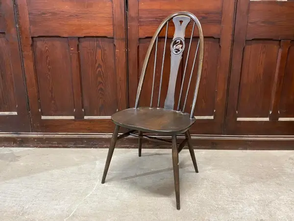 スワンバックチェア｜ブナ材・エルム材・1960年代 ハイバック ERCOL（アーコール） 1