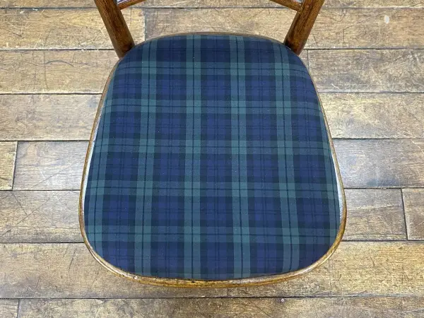 ベントウッドチェア｜ブナ材・1920年代 タータンチェック J&J KOHN（コーン） 6