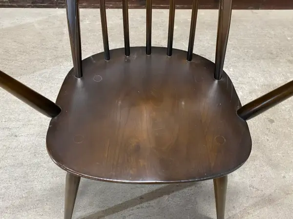 クエーカーアームチェア｜ブナ・エルム材・1960年代 ハイバック肘掛け付き ERCOL（アーコール） 6