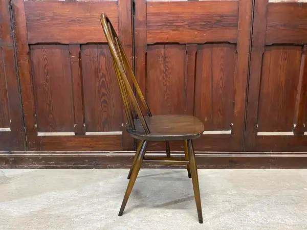 クエーカーチェア｜ブナ・エルム材・1960年代 スポークバック ERCOL（アーコール） 5