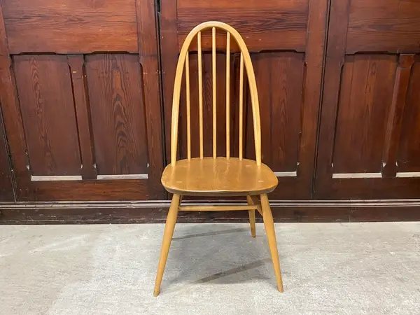 クエーカーチェア｜ブナ材・エルム材・1960年代 フィット感あるハイバック ERCOL（アーコール） 2