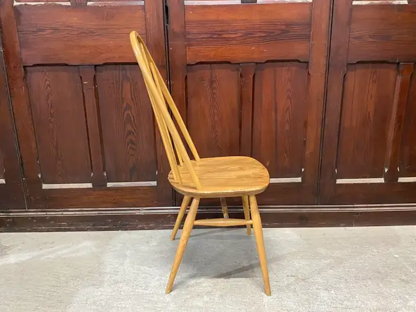 クエーカーチェア｜ブナ材・エルム材・1960年代 フィット感あるハイバック ERCOL（アーコール） 5