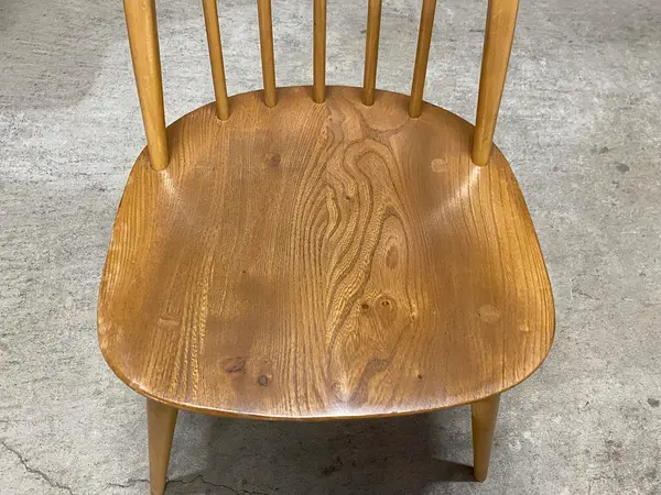 クエーカーチェア｜ブナ材・エルム材・1960年代 フィット感あるハイバック ERCOL（アーコール） 6