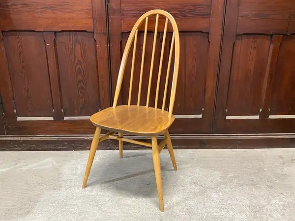 クエーカーチェア｜ブナ材・エルム材・1960年代 背もたれ美しいウィンザー様式 ERCOL（アーコール）