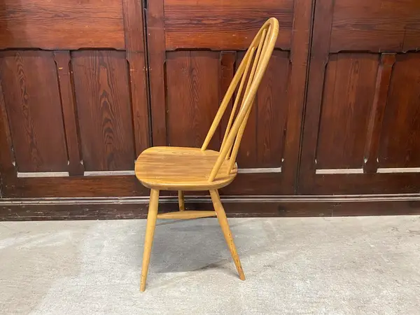 クエーカーチェア｜ブナ材・エルム材・1960年代 背もたれ美しいウィンザー様式 ERCOL（アーコール） 3
