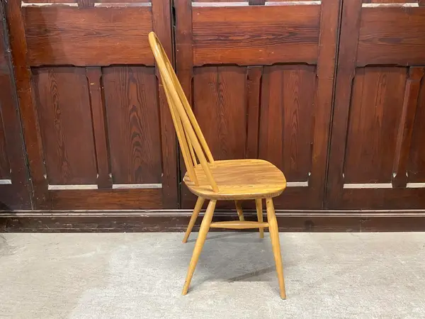 クエーカーチェア｜ブナ材・エルム材・1960年代 背もたれ美しいウィンザー様式 ERCOL（アーコール） 5