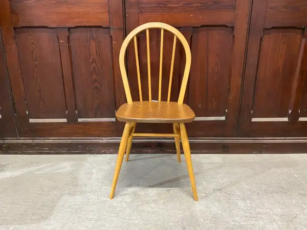フープバックチェア｜ブナ材・エルム材・1960年代 ウィンザーキッチンチェア ERCOL（アーコール） 2