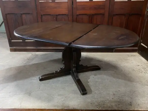 ダイニングテーブル｜エルム材・1960年代 円形ペデスタル ERCOL（アーコール） 2