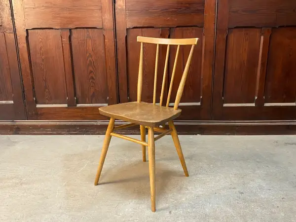 スティックバックチェア｜ブナ・エルム材・1960年代 背が抜けたダイニングチェア ERCOL（アーコール）
