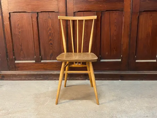 スティックバックチェア｜ブナ・エルム材・1960年代 背が抜けたダイニングチェア ERCOL（アーコール） 2