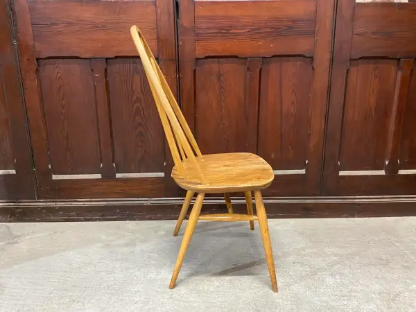 クエーカーチェア｜ブナ・エルム材・1960年代 スポークバック ERCOL（アーコール） 5