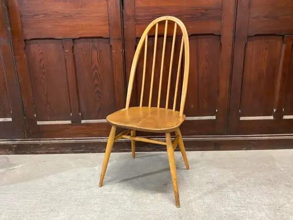 クエーカーチェア｜ブナ・エルム材・1960年代 スポークバック ERCOL（アーコール）