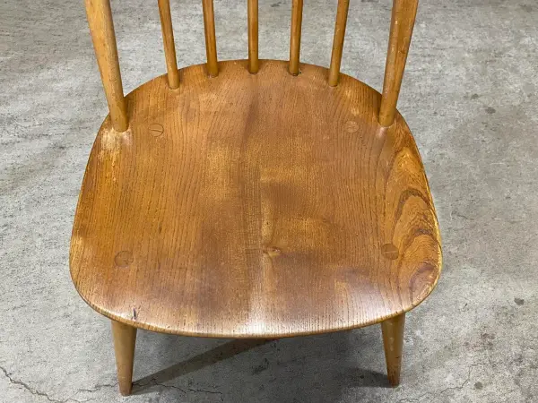 クエーカーチェア｜ブナ・エルム材・1960年代 スポークバック ERCOL（アーコール） 6