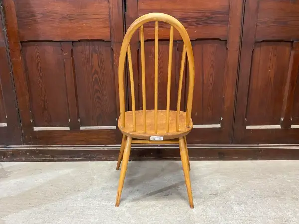 クエーカーチェア｜ブナ・エルム材・1960年代 スポークバック ERCOL（アーコール） 4