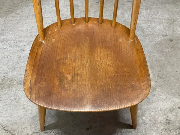 クエーカーチェア｜ブナ・エルム材・1960年代 スポークバック ERCOL（アーコール） 6