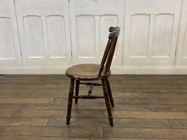 アイベックスチェア｜ウォールナット材・1930年代 丸座面 3