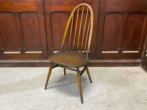 クエーカーチェア｜ブナ材・エルム材・1960年代 ハイバックのウィンザーチェア ERCOL（アーコール）
