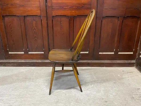 クエーカーチェア｜ブナ材・エルム材・1960年代 ハイバックのウィンザーチェア ERCOL（アーコール） 3