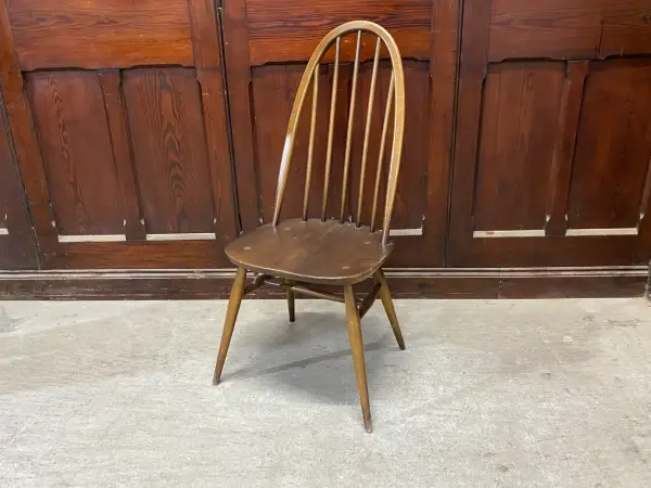 クエーカーチェア｜ブナ材・エルム材・1960年代 フィット感あるハイバック ERCOL（アーコール）
