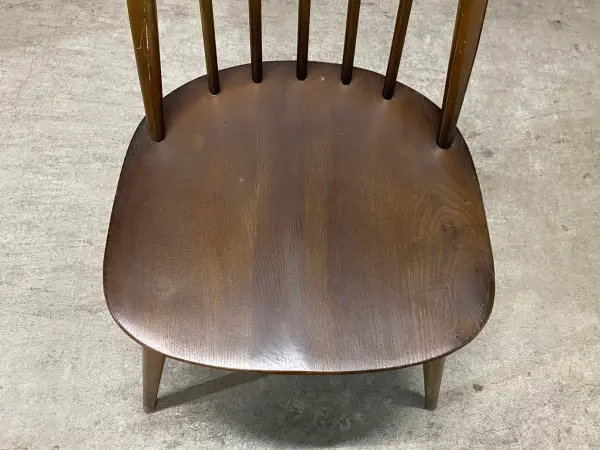 クエーカーチェア｜ブナ材・エルム材・1960年代 フィット感あるハイバック ERCOL（アーコール） 6