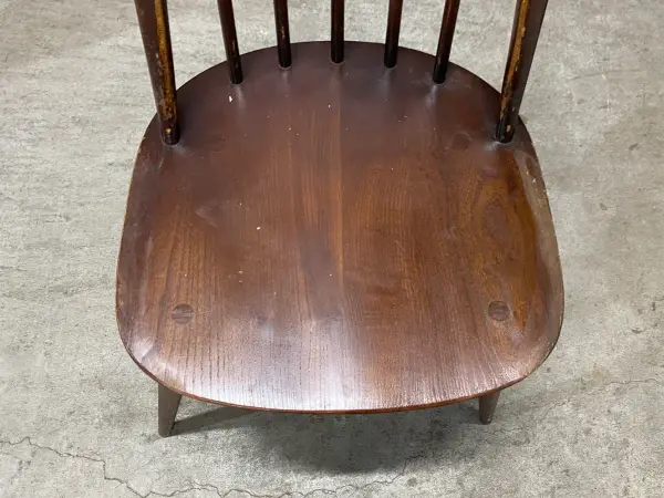 クエーカーチェア｜ブナ材・エルム材・1960年代 背もたれ美しいウィンザー様式 ERCOL（アーコール） 6