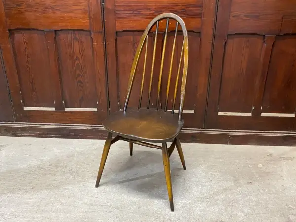 クエーカーチェア｜ブナ材・エルム材・1960年代 ハイバックのウィンザーチェア ERCOL（アーコール） 1