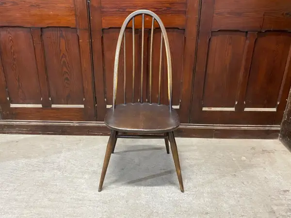 クエーカーチェア｜ブナ材・エルム材・1960年代 幅広座面のダイニングチェア ERCOL（アーコール） 2