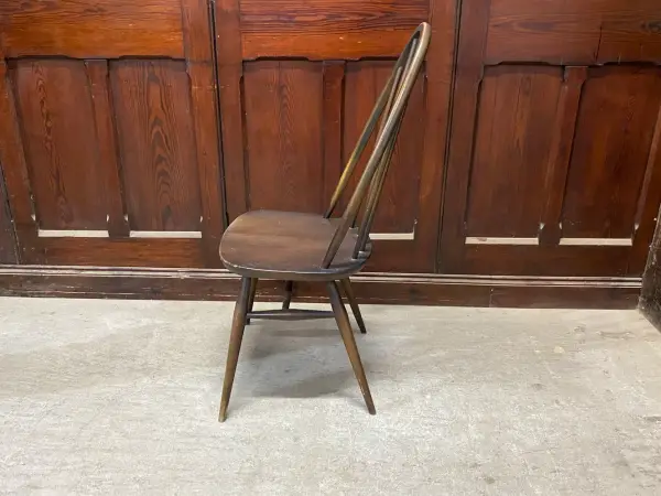 クエーカーチェア｜ブナ材・エルム材・1960年代 幅広座面のダイニングチェア ERCOL（アーコール） 3