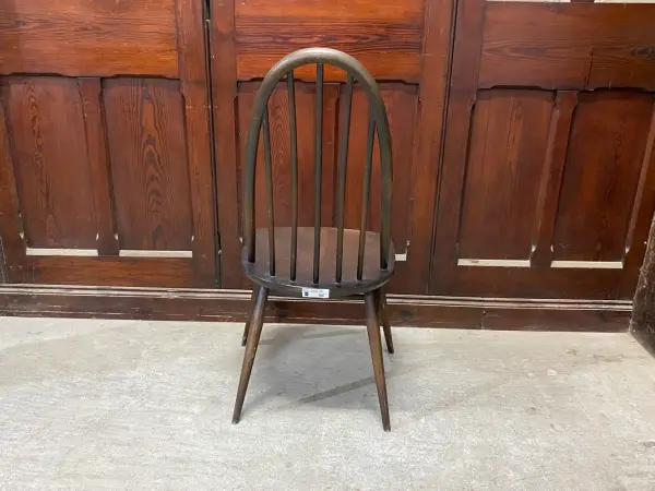 クエーカーチェア｜ブナ材・エルム材・1960年代 幅広座面のダイニングチェア ERCOL（アーコール） 4