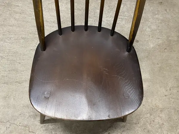 クエーカーチェア｜ブナ材・エルム材・1960年代 幅広座面のダイニングチェア ERCOL（アーコール） 6