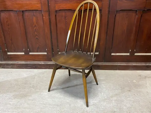 クエーカーチェア｜ブナ材・エルム材・1960年代 フィット感あるハイバック ERCOL（アーコール） 1