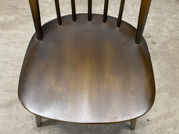 クエーカーチェア｜ブナ材・エルム材・1960年代 フィット感あるハイバック ERCOL（アーコール） 6
