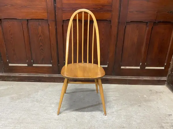 クエーカーチェア｜ブナ材・エルム材・1960年代 背もたれ美しいウィンザー様式 ERCOL（アーコール） 2