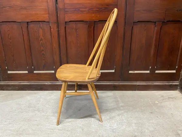 クエーカーチェア｜ブナ材・エルム材・1960年代 背もたれ美しいウィンザー様式 ERCOL（アーコール） 3