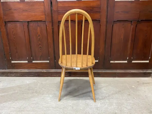 クエーカーチェア｜ブナ材・エルム材・1960年代 背もたれ美しいウィンザー様式 ERCOL（アーコール） 4