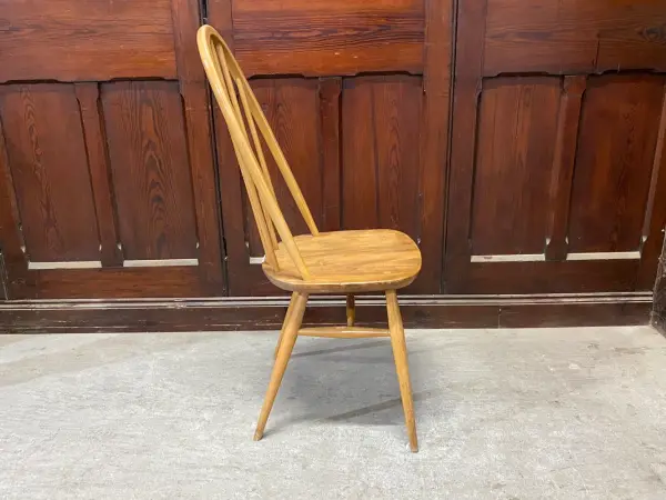 クエーカーチェア｜ブナ材・エルム材・1960年代 背もたれ美しいウィンザー様式 ERCOL（アーコール） 5