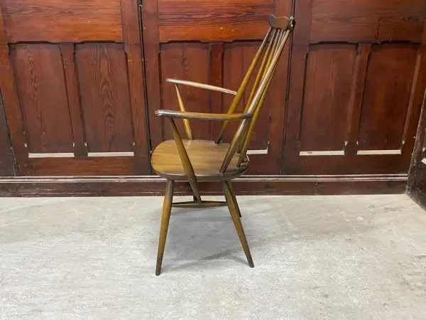 ゴールドスミス アームチェア｜ブナ材・エルム材・1960年代 ハイバックの名作アームチェア ERCOL（アーコール） 3
