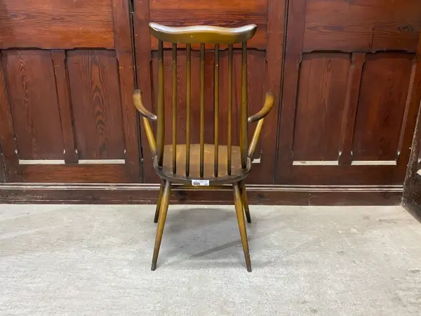 ゴールドスミス アームチェア｜ブナ材・エルム材・1960年代 ハイバックの名作アームチェア ERCOL（アーコール） 4