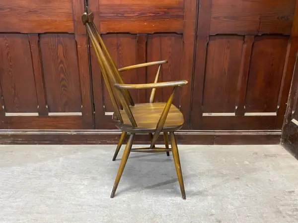 ゴールドスミス アームチェア｜ブナ材・エルム材・1960年代 ハイバックの名作アームチェア ERCOL（アーコール） 5
